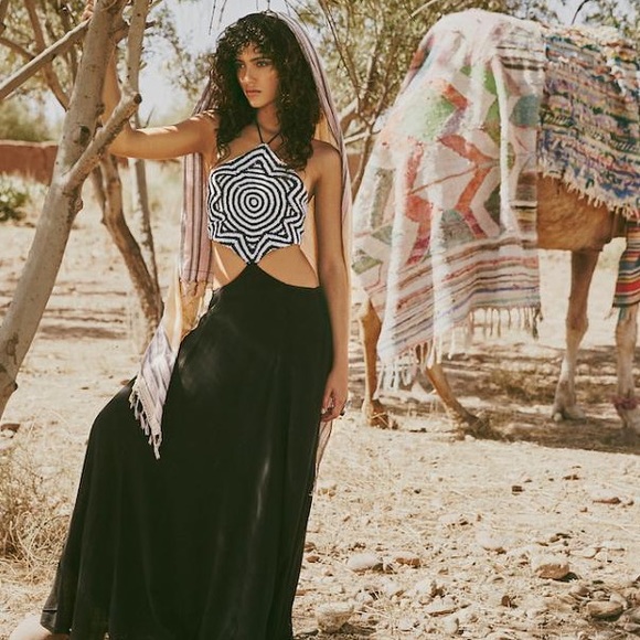 Mara Hoffman Dresses & Skirts - MARA HOFFMAN Cutout Crocheted Bohemian Maxi Dress